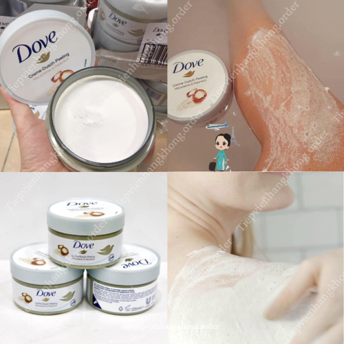 Tẩy Da Chết Dove Macca - Lựu Đỏ 225ML