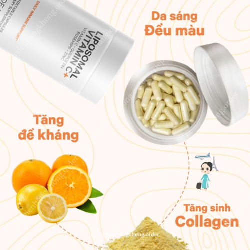 Viên Uống Bổ Sung Vitamin C Code Age Liposomal Vitamin C 180 Viên