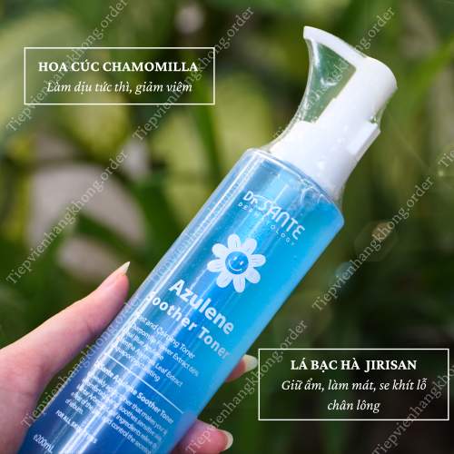 Nước Hoa Hồng Dr.Sante Azulene Soothing Toner 
