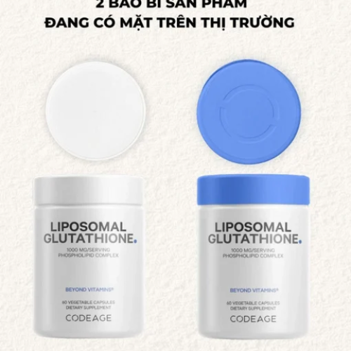 Codeage Liposomal Glutathione – Hỗ Trợ Làm Sáng Da, Chống Oxy Hóa Và Thải Độc Từ Bên Trong