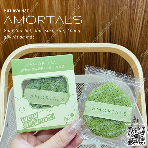 Bọt Rửa Mặt Dạng Giọt Nước Cao Cấp Amortals