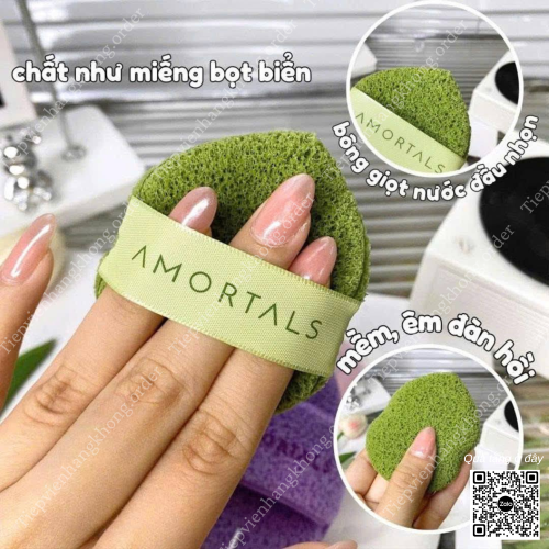 Bọt Rửa Mặt Dạng Giọt Nước Cao Cấp Amortals