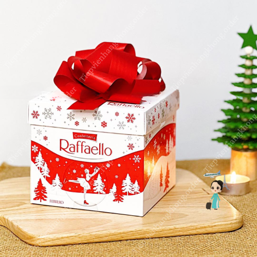 Kẹo Dừa Raffaello Nga 300 Gam 29 Viên Hộp Nơ Đỏ