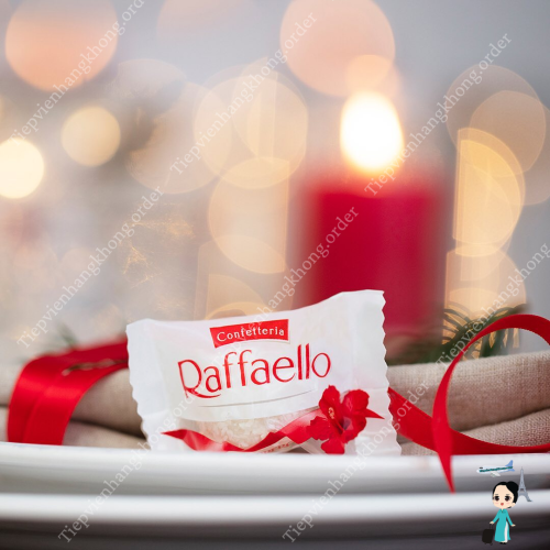 Kẹo Dừa Raffaello Nga 300 Gam 29 Viên Hộp Nơ Đỏ