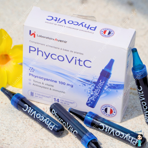 Tảo Tươi Pháp Phyco Vitc Phycocyanine 100Mg
