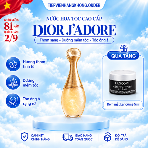Nước Hoa Tóc DIOR J’ADORE HAIR MIST CÓ NHŨ VÀNG 35ML