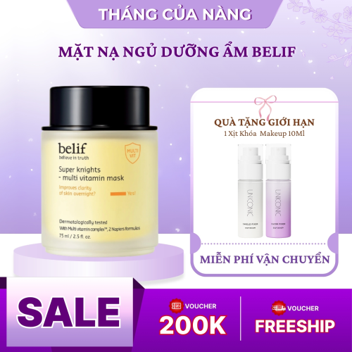 Mặt Nạ Ngủ Dưỡng Ẩm Chuyên Sâu Belif