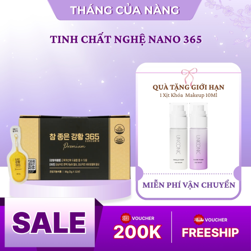 Tinh Chất Nghệ​ Hỗ Trợ Chăm Sóc Sức Khỏe NaNo 365