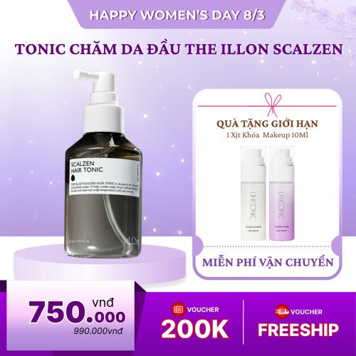 Tonic Chăm Sóc Da Đầu THE ILLON Scalzen