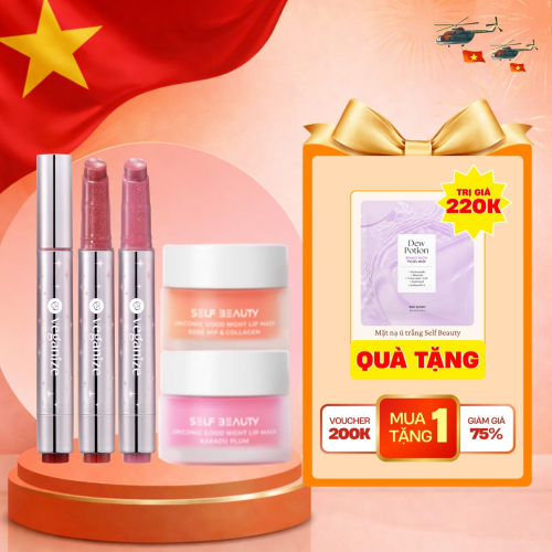 Combo Dưỡng Môi Căng Bóng