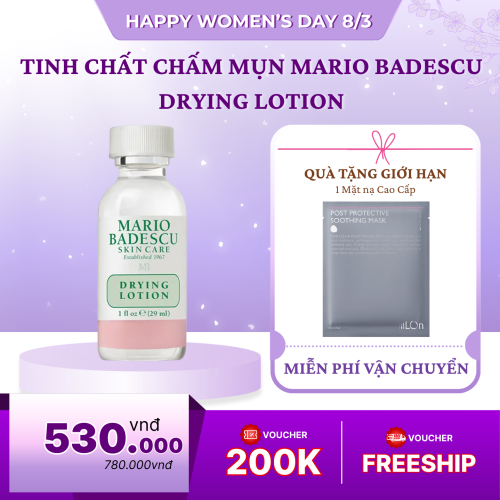 Tinh Chất Chấm Mụn Mario Badescu Drying Lotion