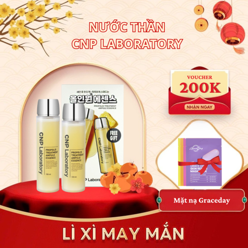 Set 2 Chai Nước Thần Keo Ong Phục Hồi Da CNP Laboratory 150ml x 100ml