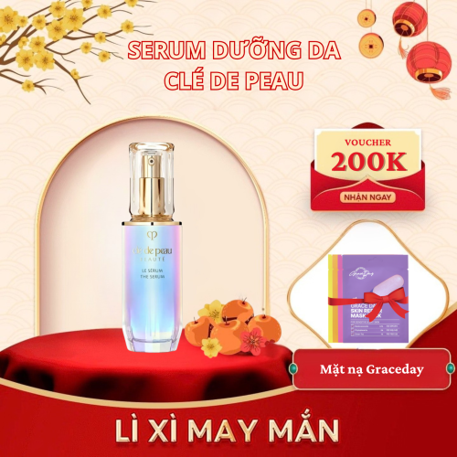 Serum Dưỡng Da Cle De Peau The Serum La Serum 50Ml Ánh Cầu Vồng