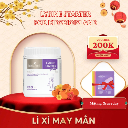 Lysine Starter For Kidsbioisland Bột 150G 