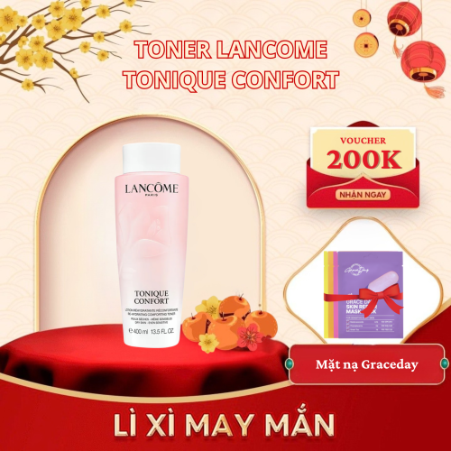 Nước Hoa Hồng Lancome Tonique Confort 400Ml Mẫu Mới