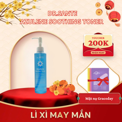 Nước Hoa Hồng Dr.Sante Azulene Soothing Toner 