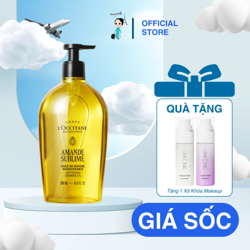 Sữa Tắm Hạnh Nhân L'Occitane  Almond Shower Oil 500ml