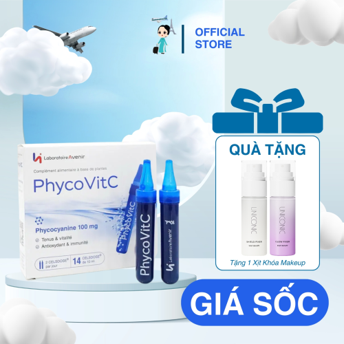 Tảo Tươi Pháp Phyco Vitc Phycocyanine 100Mg