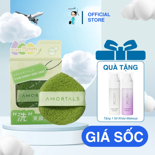 Bọt Rửa Mặt Dạng Giọt Nước Cao Cấp Amortals
