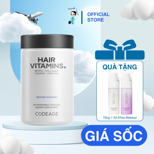 Viên Uống Hair Probiotic CodeAge Hộp 120 Viên