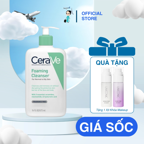 Sửa Rửa Mặt CeraVe Sạch Sâu Dành Cho Da Dầu 473Ml
