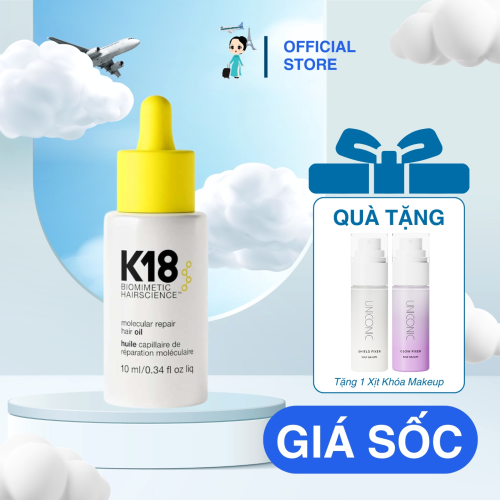 Dầu Dưỡng Tóc Phục Hồi Hư Tổn K18 Molecular Repair Hair Oil 4m