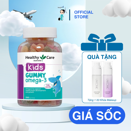 Kẹo Gummy Kids Omega 3 Healthy Care 250 viên