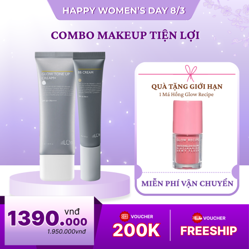Combo Makeup Tiện Lợi Tặng 1 Má Hồng