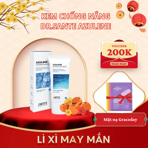 Kem Chống Nắng Dr.Sante Azulene Soothing Sun Essence
