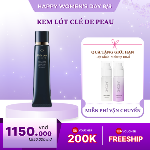 Kem lót Clé de Peau Beauté Correcting Cream Veil (Tuýp Dài) 37ml