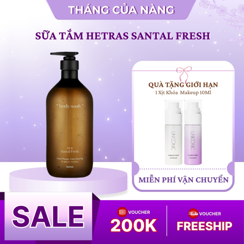 Sữa Tắm Hetras Santal Fresh Body Wash 1013Ml