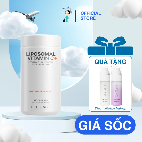 Viên Uống Bổ Sung Vitamin C Code Age Liposomal Vitamin C 180 Viên