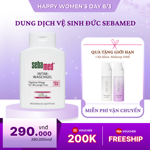 Dung Dịch Vệ Sinh Đức Sebamed 200Ml