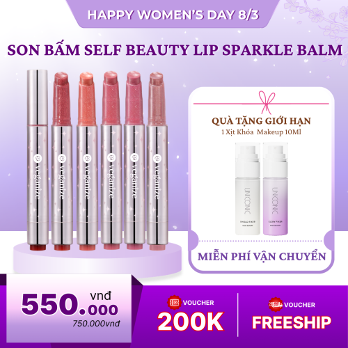 Son Bấm Thuần Chay Self Beauty Lip Sparkle Balm