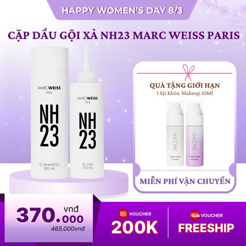 Cặp Dầu Gội Xả Phục Hồi NH23 Marc Weiss Paris