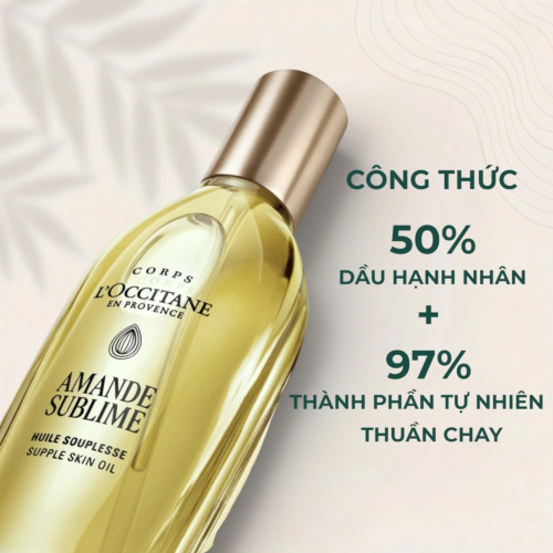 Body Oil Hạnh Nhân L'Occitane Almond Supple Skin Oil