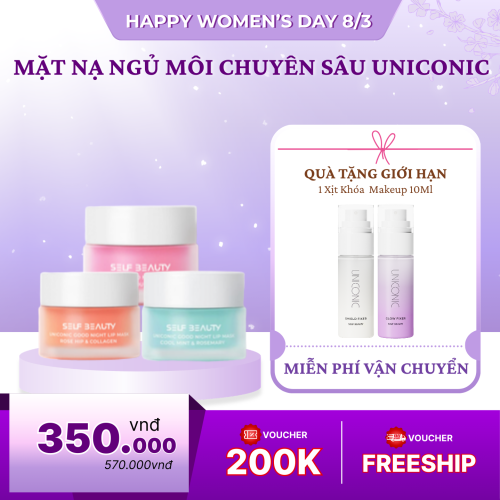 Mặt Nạ Ngủ Môi Chuyên Sâu Uniconic - Self Beauty