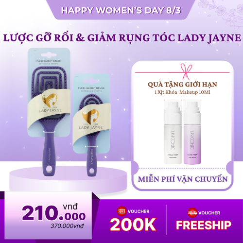 Lược Gỡ Rối & Giảm Rụng Tóc Lady Jayne
