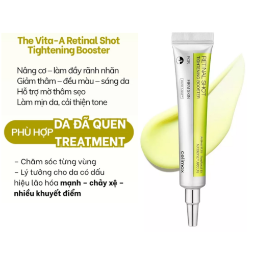 Retinal shot Celimax (Tặng kem dưỡng và mặt nạ phục hồi)