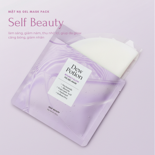 Hộp Mặt Nạ Ủ Trắng Self Beauty Glow Fig Gel