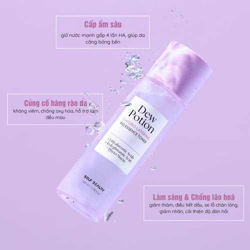 Toner Cấp Ẩm Self Beauty Fig Essence Toner 100Ml