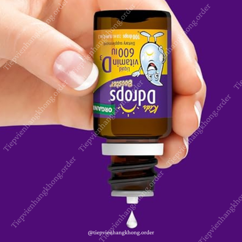 Vitamin D3 Ddrops Booster 600 IU Cho Xương Chắc Khỏe 