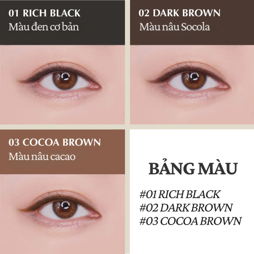 Kẻ mắt Self Beauty Eyeliner Veganize Slim Gel Pencil Eyeliner