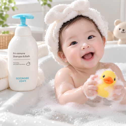 Sữa Tắm Gội Toàn Thân Cho Bé GOONGBE Baby Shampoo & Bath 350ml 