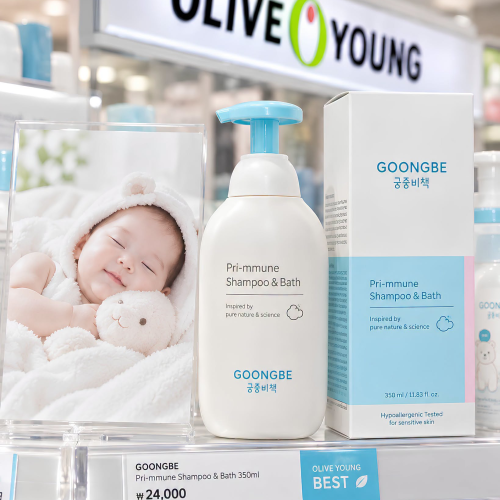 Sữa Tắm Gội Toàn Thân Cho Bé GOONGBE Baby Shampoo & Bath 350ml 
