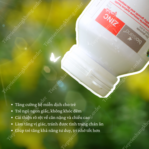 Viên Bổ Sung Kẽm Bioisland Zinc 120 Viên