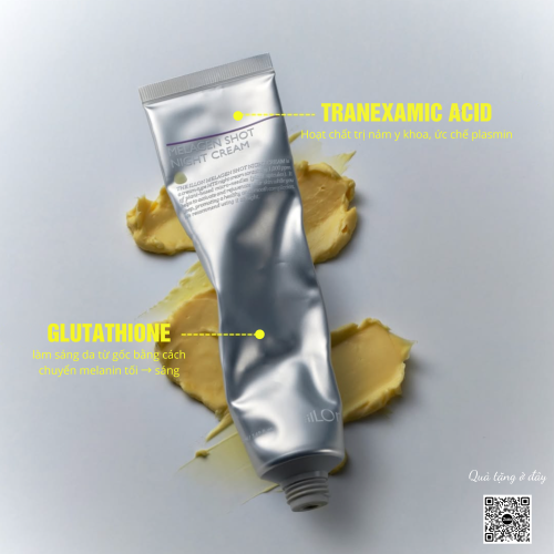 Combo Kem Dưỡng Nám Ban Đêm The Illon - Tặng 1 Mặt Nạ Phục Hồi