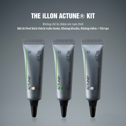 Combo Dưỡng Mụn Cao Cấp Tặng 3 Ống Actune Kit