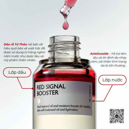 Tinh Chất Booster Dầu - Nước Cân Bằng Và Nuôi Dưỡng Làn Da - The iLLON Red Signal Booster