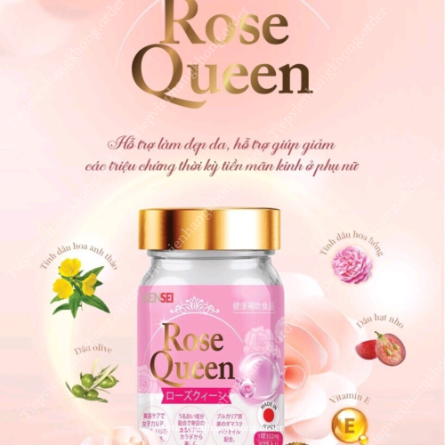 Viên Uống Cân Bằng Nội Tiết Tố Nữ Rose Queen 30 Viên